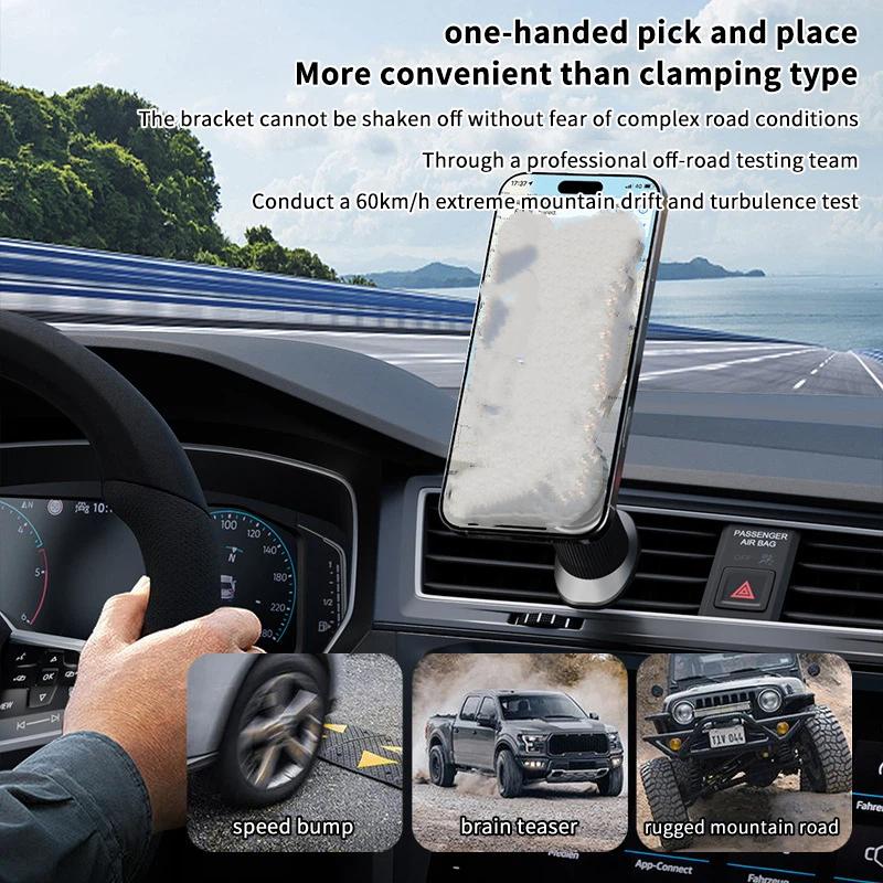Magnetic Phone Holder For Car Vent - Nowy 1 szt. Magnetyczny uchwyt samochodowy