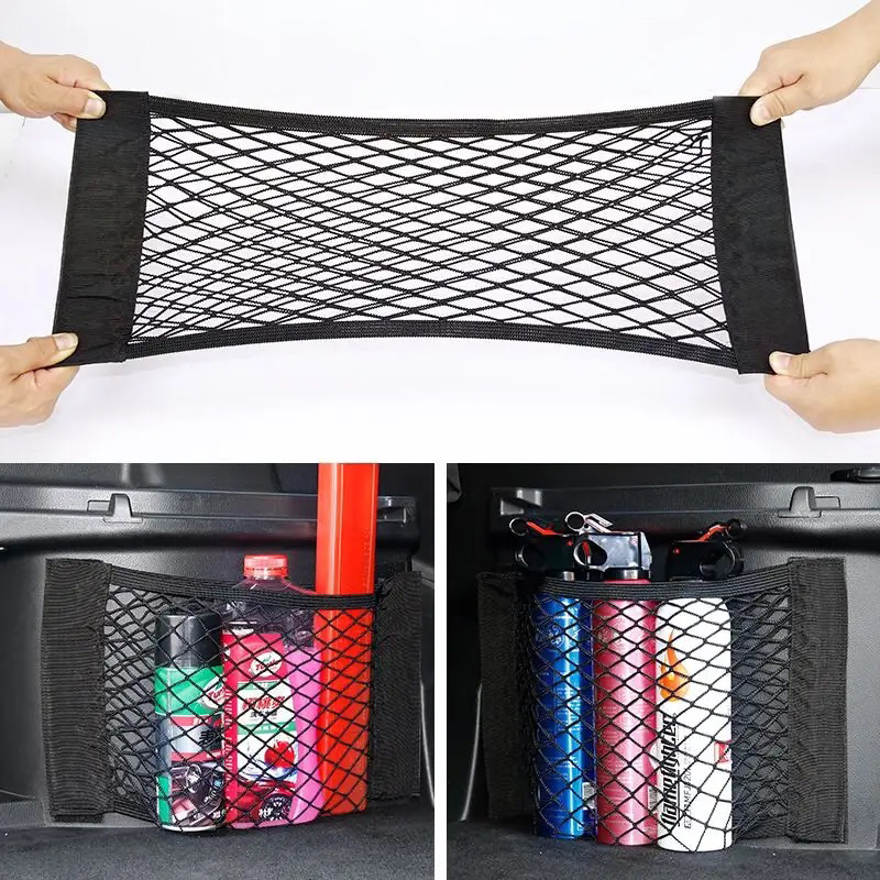 Car Trunk Organizer Foldable Storage Box - Samochód Tylne siedzenie bagażnika Elastyczna siatka