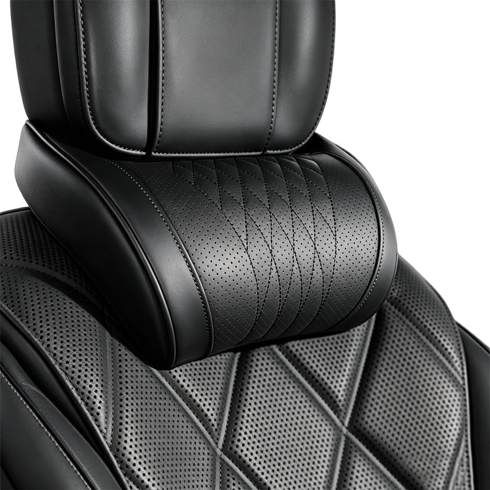 Memory Foam Car Neck Pillow Lumbar Support - Uniwersalna poduszka lędźwiowa do zagłówka samochodowego,