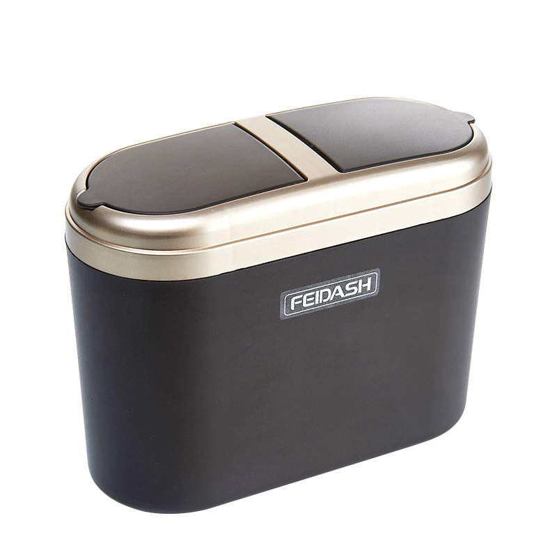 Przenośny plastikowy pojemnik  – Waterproof Car Trash Can With Lid recenzja i cena