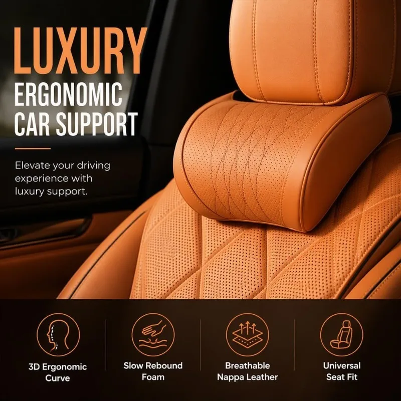 Uniwersalna poduszka lędźwiowa – Memory Foam Car Neck Pillow Lumbar Support recenzja i cena