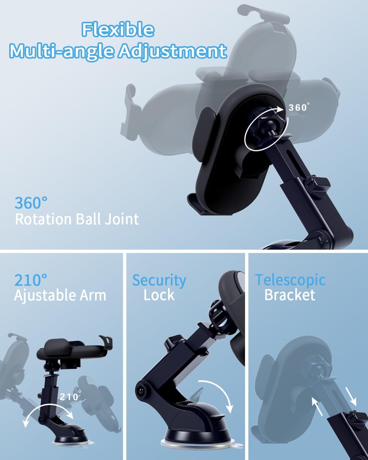 Bezprzewodowa ładowarka samoch – Wireless Car Charger Mount Fast Charging recenzja i cena