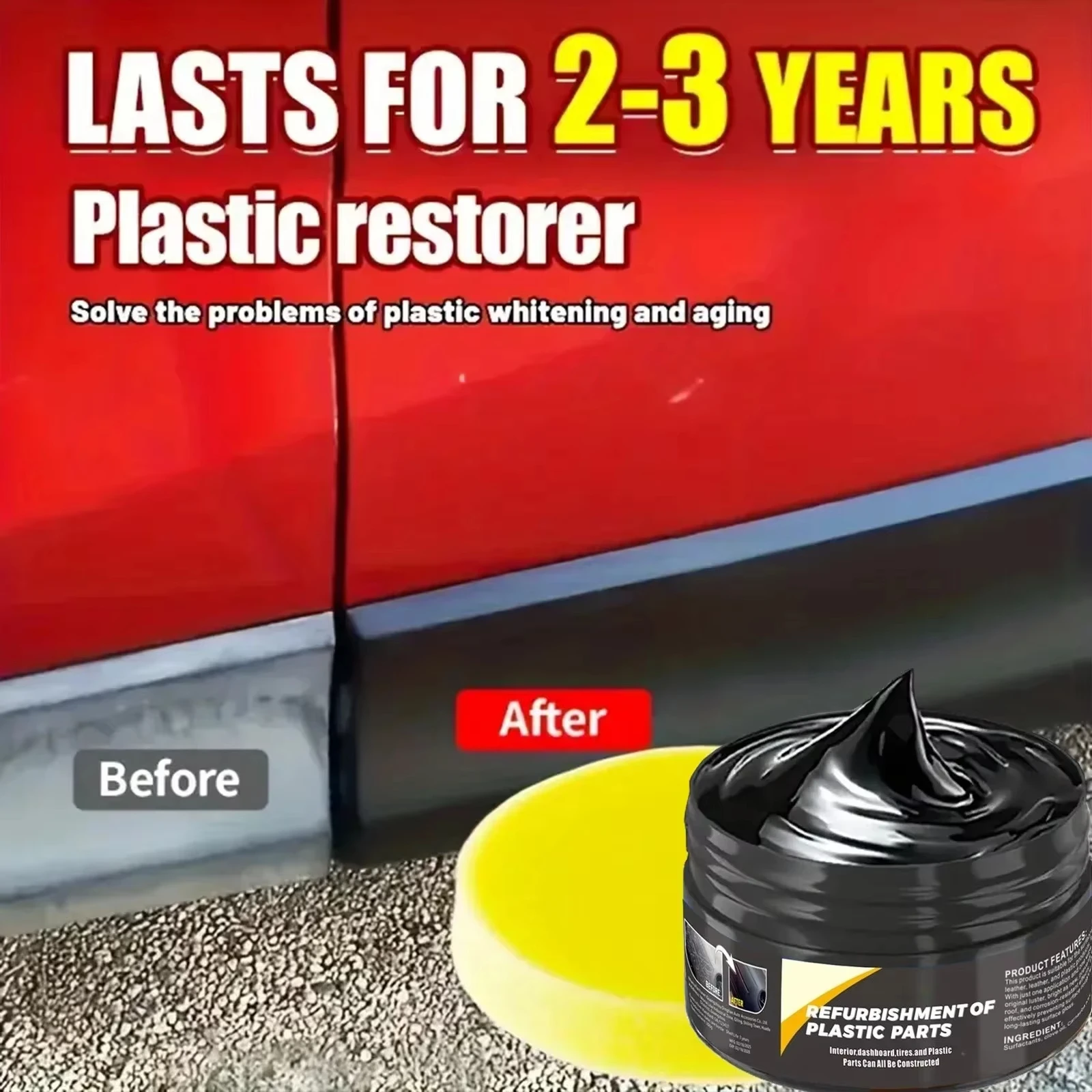 Pasta do naprawy plastiku i sk – Car Scratch Repair Polishing Wax Paste recenzja i cena